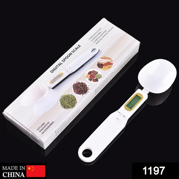 ELECTRONIC KITCHEN DIGITAL SPOON WEIGHING SCALE